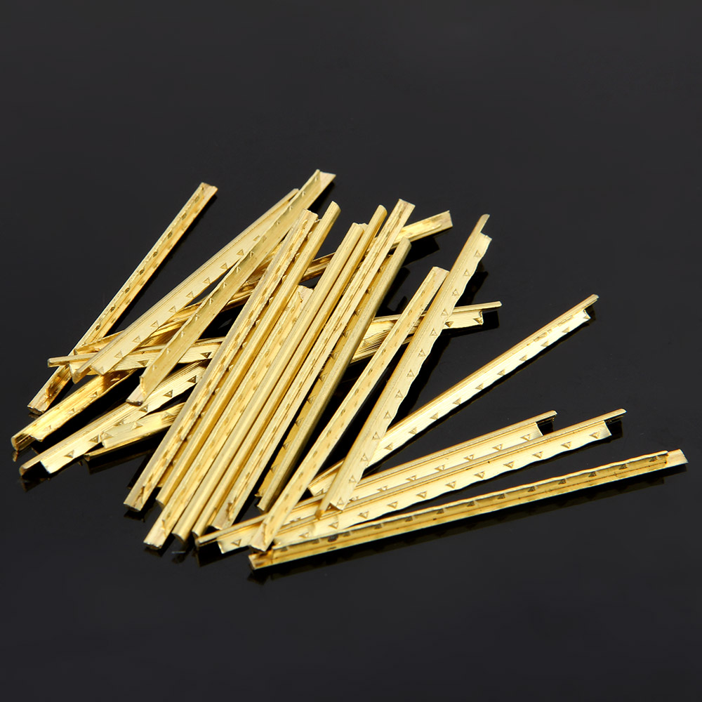 Guitar Acoustic 20 Sản phẩm 2.0mm Brass Guitar Silk Nhạc cụ Phụ kiện - Phụ kiện nhạc cụ dây đeo guitar