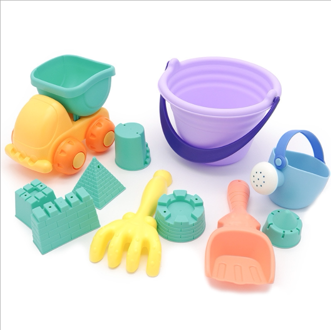 Shakyung children's beach toy set playing sand shovel tool deciding baby water shower boy and girl