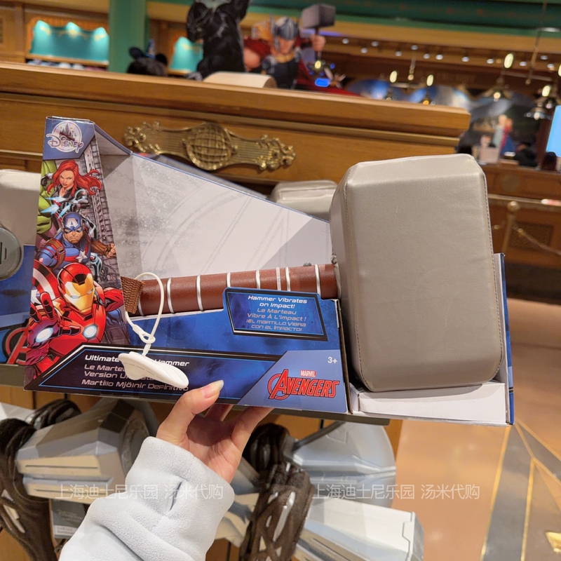 Shanghai Disneyland Marvel Foam Thor's Hammer Spider-Man Gloves Sound Props Children's Toys