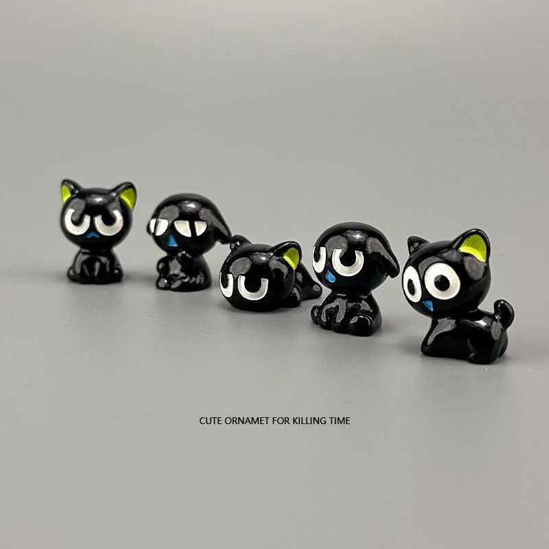 New Boredom-Relief Figurine, Small Black Healing Emotional Stress Relief Desktop Ornament, Cute 3D Car Decoration New Boredom-Relief Figurine, Small Black Healing Emotional Stress Relief Desktop Ornament, Cute 3D Car Decoration
