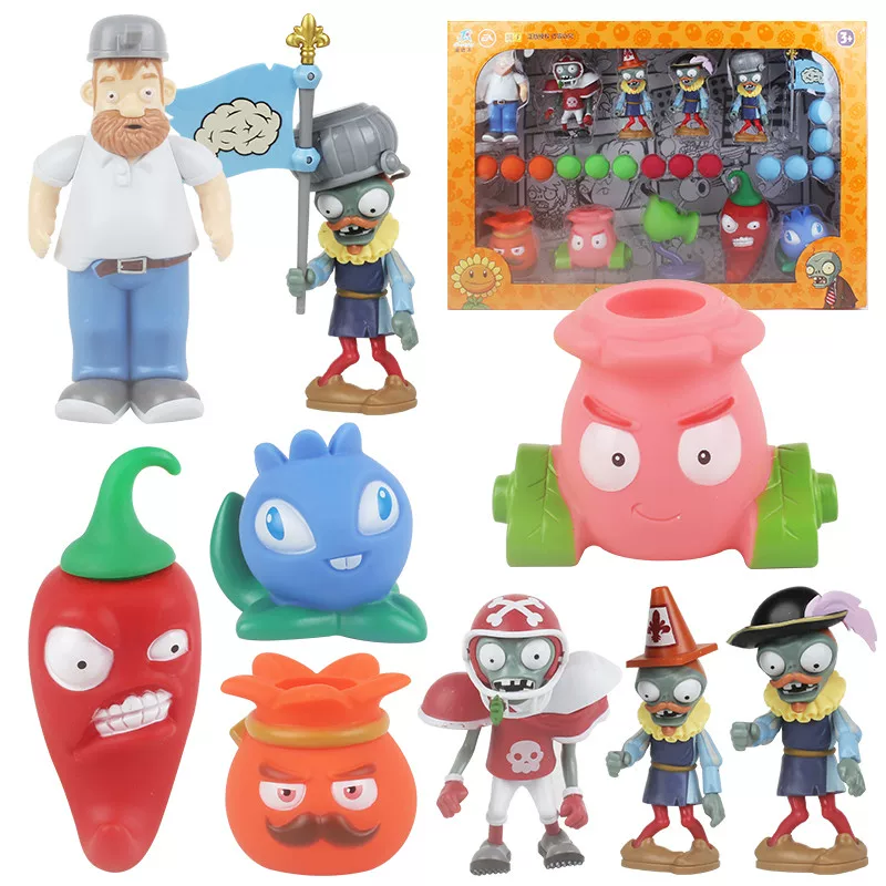 Игра-пазл 'Plants vs. Zombies' Набор мягкой игрушки Футбол зомби благородный зомби Тень горох