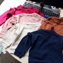 Thousand * loose shoulder type girl cotton wool ring sweater 80-150cm