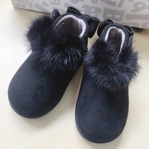 Bala 0620 female treasure baby mink hair plus velvet autumn winter warm boots 17-19