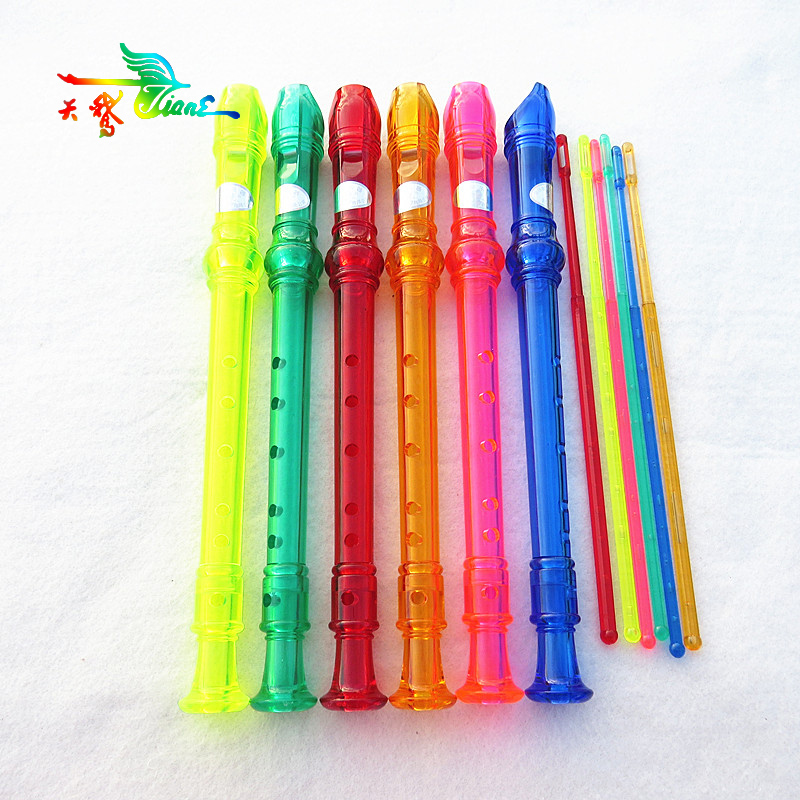 Swan Transparent Flute 6 holes 8 holes six holes of high - pierce high - pipe children student playing instruments
