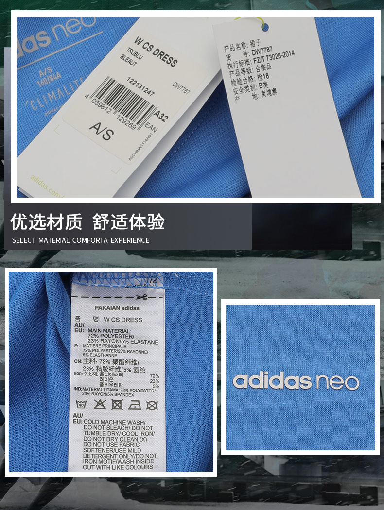 Adidas Adidas Womens 2019 Mới Chính hãng NEO Casual Áo ngắn tay thể thao DW7789 - Trang phục thể thao áo thun thể thao nữ