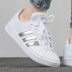 Trang web chính thức của Adidas giày nữ hàng đầu mùa hè mới giày thể thao đích thực low-top giày thông thường giày trắng giày nữ - Dép / giày thường