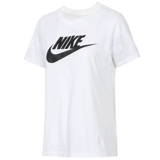Nike, осенняя тонкая спортивная белая хлопковая футболка, короткий рукав