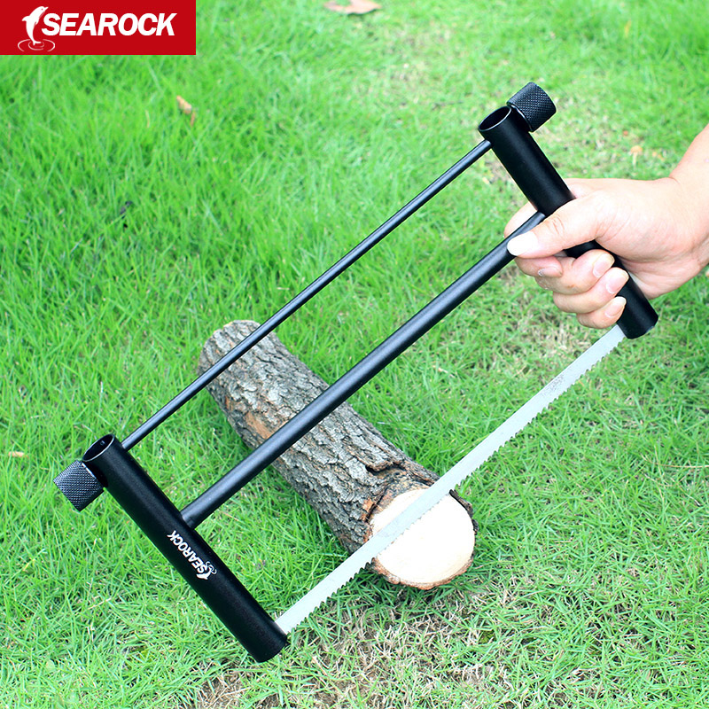 Outdoor adventure Multifunctional portable alloy saw Camping firewood Foldable mini saw Garden fruit tree small hacksaw