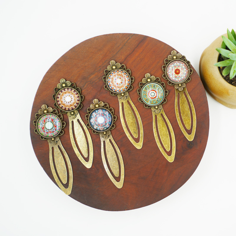 Gansu Dunhuang Yangs spinach original bookmarking Mogao Grottoes Algae Wells Hidden Silver Flying Sky Graduation Student Gift China Wind