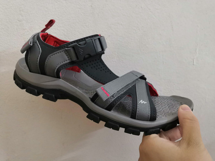 Decathlon outdoor sandals men's and women's leather beach slippers summer non-slip flat sports casual shoes river-tracking shoes - Taobao