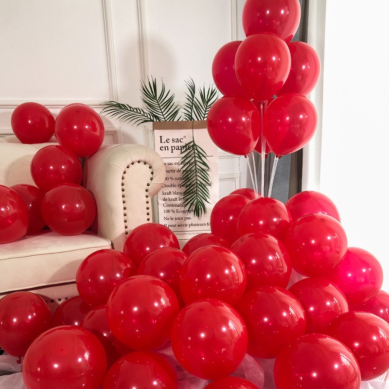 Steam ball 100 Dress Wedding Wedding Decoration With Creative Day Scene Children's Birthday Arrangement Wedding Balloon Party-Taobao