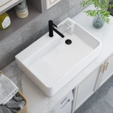 Балконный керамическая платформа на левой и правой боковой дренаж, промывая ремешок для одного бассейна, стиральный бассейн прачечной пруд