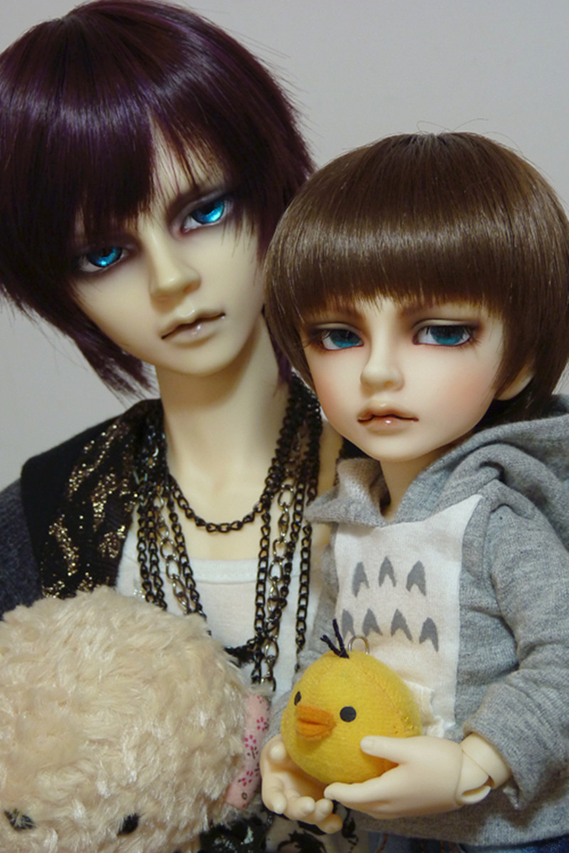 6 points 4 points BJD doll SD old V small W williams resin movable humanoid doll ball joint