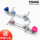 Double row skates aluminum alloy base roller skates double row triangle bracket accessories universal men's and women's pulley seat frame