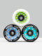 Ksana Double-Row Roller Skates Wheels, Racing Wheels, Universal Skates, Four-Wheel Roller Skates, Special for Roller Skating