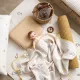 Шесть -слойные марлевые вышитые утенки 120*100 желтый кружево