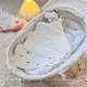 3 шт. | Марля в горошек/белый/треугольник