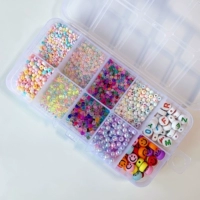 10-сетечная ящик для домашней супер высококачественной рисовой алфавит серии рисовых бусин JC 10 грамм на сетку около 3100 кусочков 1 набор/упаковка
