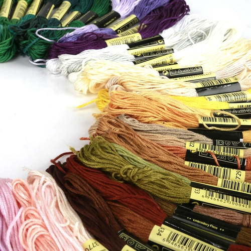 Шелковые нитки, ноутбук, китайская шпилька ручной работы, набор материалов, золото и серебро, «сделай сам»