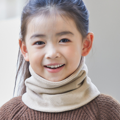 儿童围脖女男冬宝宝男套头围巾婴儿冬天防风护耳保暖小孩护颈脖套