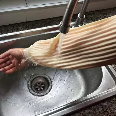 Must latex waterproof sleeves adult sleeves sell fish, sell seafood and aquatic products special sleeves waterproof rubber-resistant long protection?