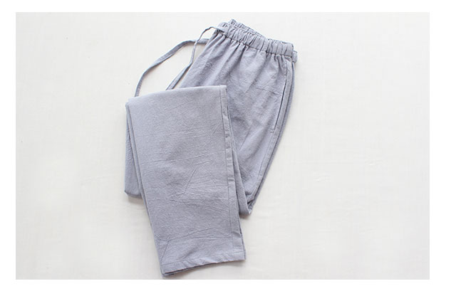 Quần cotton nam mùa thu quần nữ kích thước lớn quần sống cotton lỏng quần thường xuyên quần nhà người yêu quần có thể mặc quần tây nữ lưng cao