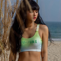 Nu-June Swimsuit Female Split Bikini Sports Underwear Small Chest Coaleste Vest Diving Surfing Snorkeling
