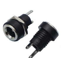 DC-022B DC power socket DC Seat 2 feet welding wire with nut 5 5X2 1 high quality all copper