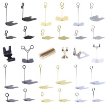 Bread price display card Dessert cake price tag metal pop bracket label card clip vertical label clip