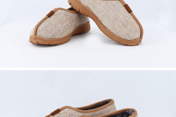 Giày cotton mùa đông giày tu sĩ giày cao thấp để giúp ấm giày chống trượt giày thể dục