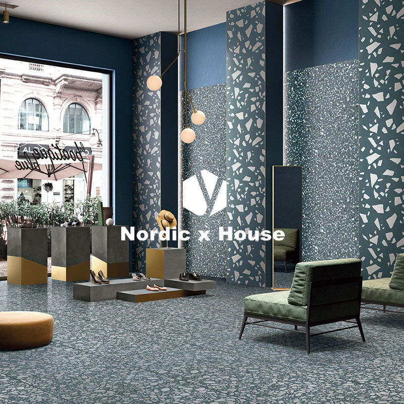 Morandi net red water grinding stone folk sleeping floor brick dining room Tile Makeup room Kitchen Living Room Floor Tiles 600x1200