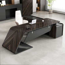 Boss desk simple modern light luxury high-end desk high-end president desk leader manager office executive desk