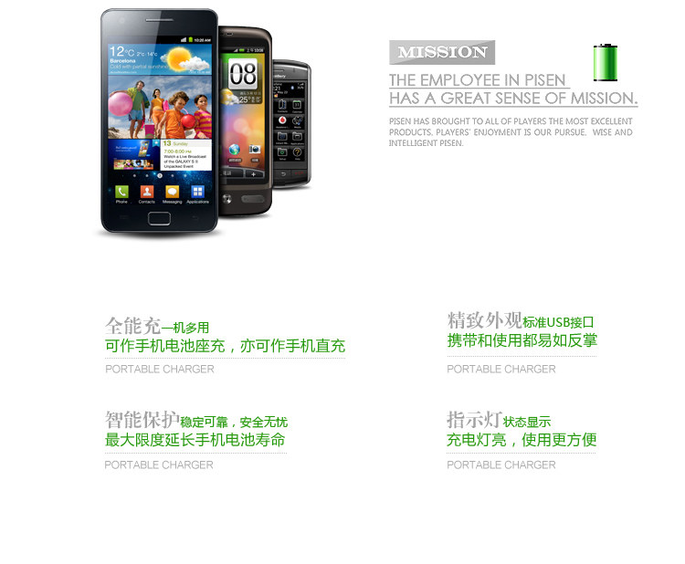 chargeur PISEN pour téléphones MIUI MIL - Ref 1299289 Image 7