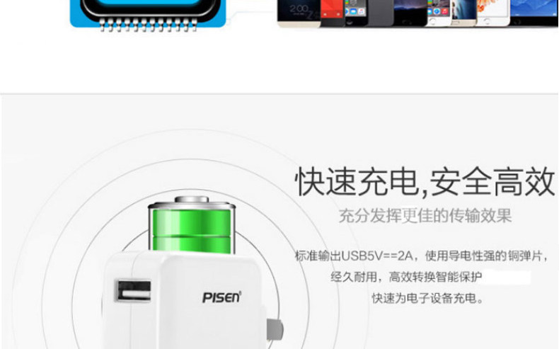 chargeur PISEN pour téléphones SAMSUNG SAMSUNG - Ref 1291276 Image 10