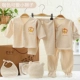 Hộp quà tặng sơ sinh cho bé quà tặng bé phải sơ sinh 0-3 màu cotton phù hợp với bé hộp quà mùa hè