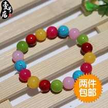 New products Five colour crystal bracelet Lucky Stone Transfer beads Sisters bracelet handstrings (2 pieces)