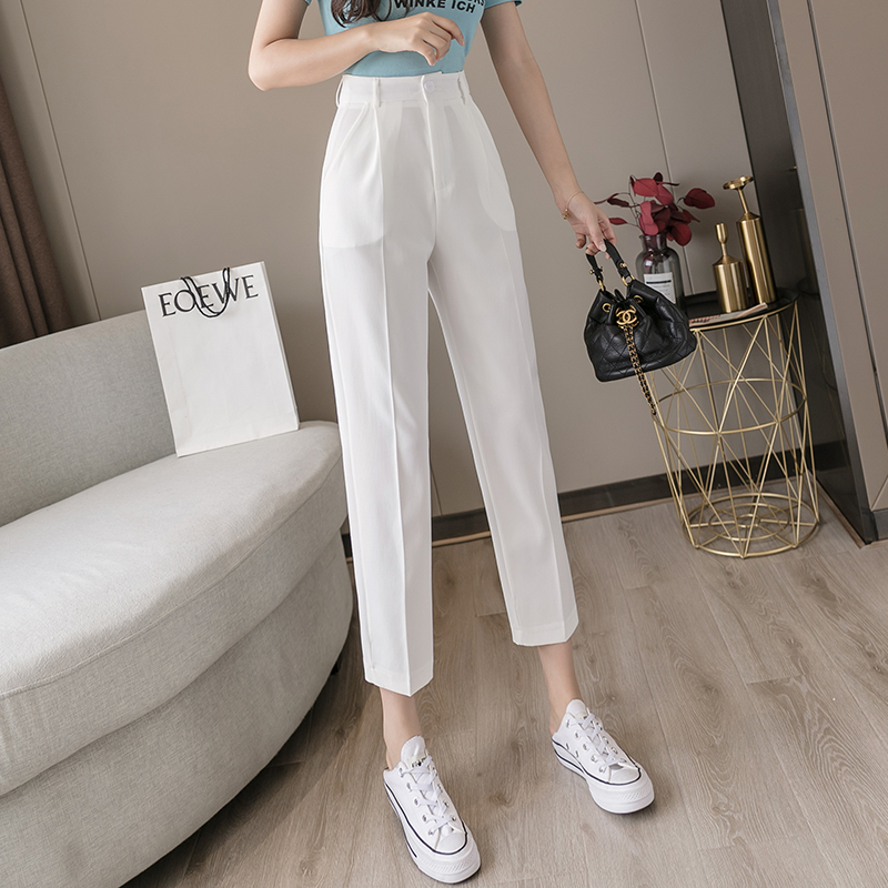 2021 Western Pants Women Summer Thin 90% Leisure Library