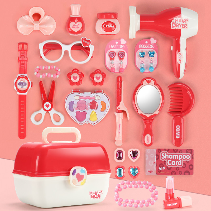 Children's cosmetics set non-toxic 3-4-5 years old 6 little girls girls princess play house toy box birthday gift