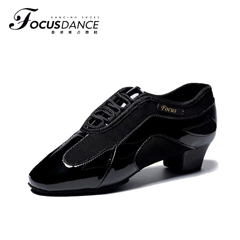 Hong Kong Focus Dance Shoe Focus Dance Professional Black Belt with Latin Dance Shoe Teacher Shoe Men and Women in the same section