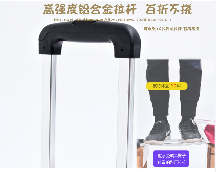 Xe đẩy du lịch túi xách tay nữ công suất lớn mẹ chồng đi du lịch ngắn còng tay kéo túi lên máy bay du lịch không thấm nước túi duffel - Túi du lịch túi du lịch nữ đẹp