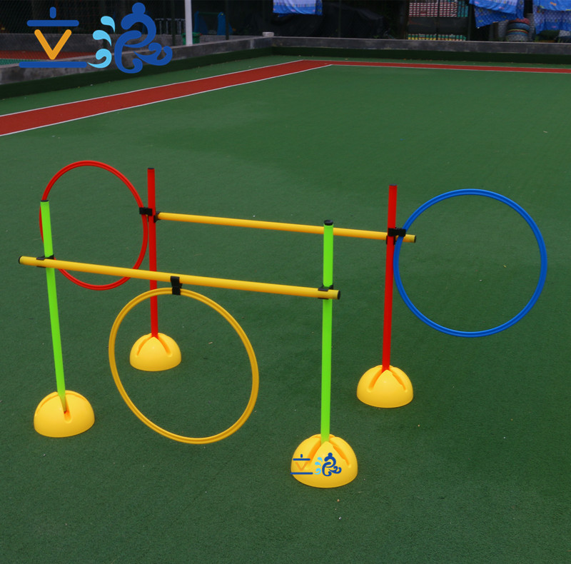 Kindergarten body intelligent hurdles Drill ring Plastic arch Sports Outdoor sports Sensory training equipment Roadblock