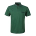 Áo thun ngắn tay mùa hè nam mùa hè màu rắn ve áo thời trang kinh doanh áo thun cotton giản dị polo trắng Polo