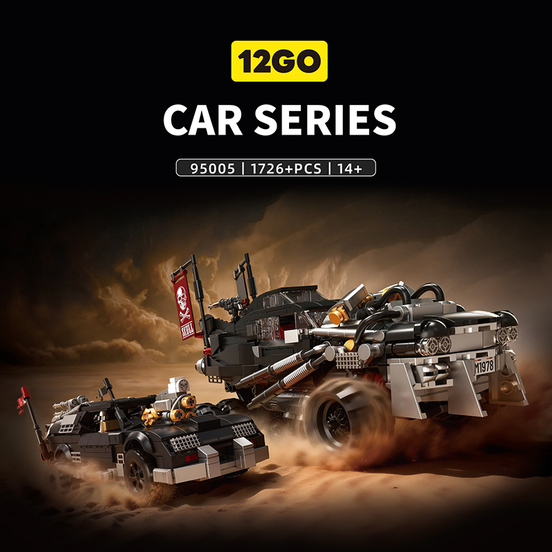 Mad Max Double Truck Off-Road Large Truck Boy's Assembled Car Building Block Model Children's Educational Toy Racing Car Mad Max Double Truck Off-Road Large Truck Boy's Assembled Car Building Block Model Children's Educational Toy Racing Car