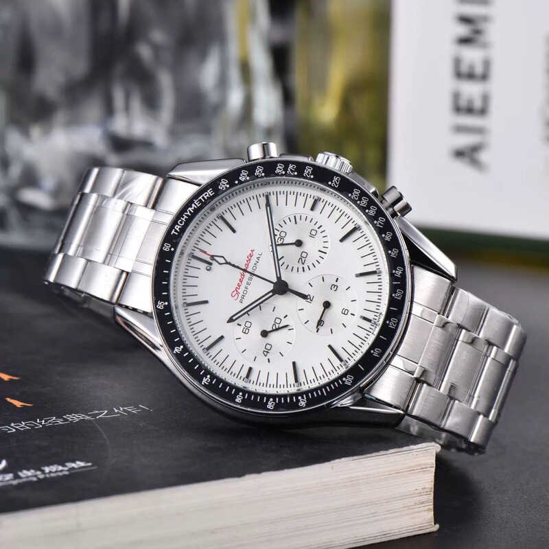 Men's Quartz Watch, Fashionable Business Stainless Steel Strap Watch, Three-Eye Six-Hand Multi-Function Chronograph Men's Watch Men's Quartz Watch, Fashionable Business Stainless Steel Strap Watch, Three-Eye Six-Hand Multi-Function Chronograph Men's Watch