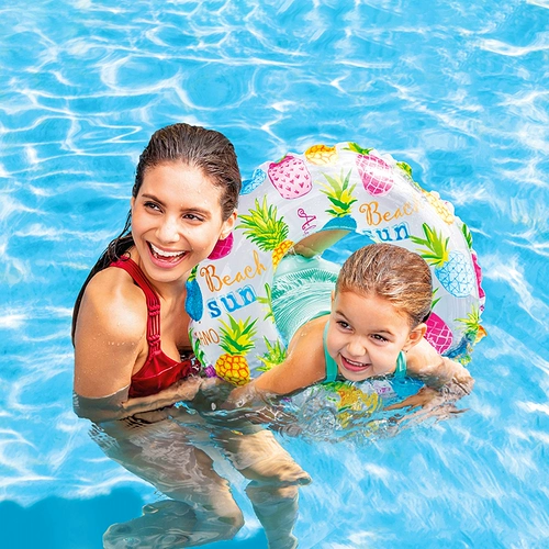Intex, плавательный круг для мальчиков, защита от опрокидывания