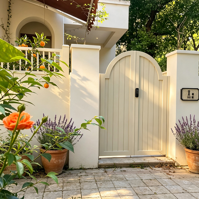Aluminum Alloy Courtyard Gate, Garden Gate, Wrought Iron Villa Gate, B&B Gate, Rural Self-Built House Yard Gate, Outdoor Gate Aluminum Alloy Courtyard Gate, Garden Gate, Wrought Iron Villa Gate, B&B Gate, Rural Self-Built House Yard Gate, Outdoor Gate