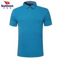 Butnon bart nam thể thao polo áo sơ mi ngắn tay cotton áo len nam kích thước lớn 6107 lỏng - Áo polo thể thao áo polo form rộng