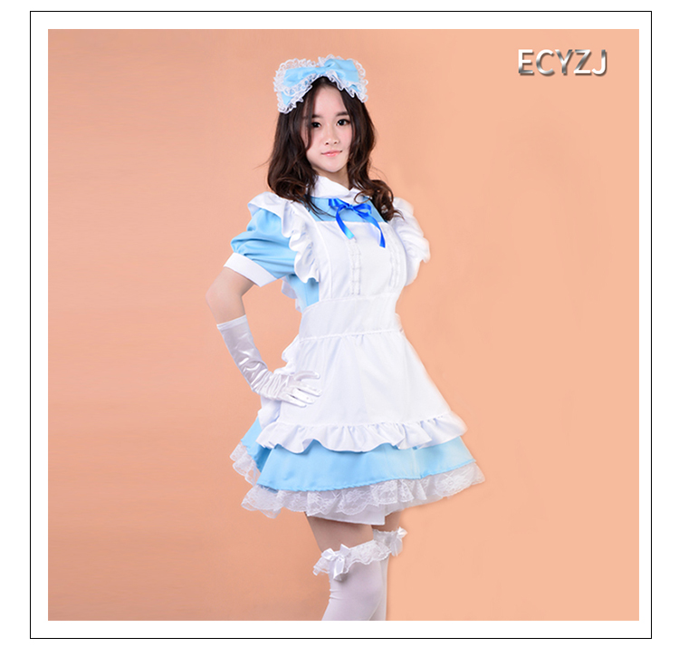 ECYZJ anime người giúp việc người lớn tải trang phục công chúa Lolita ăn mặc trang phục cosplay trò chơi cosplay quần áo - Cosplay cosplay kakashi