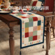 American retro table runner oil-proof and waterproof long tablecloth