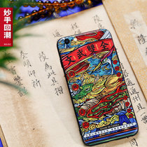 (Wenwu Shuangquan) wonderful hand back tide mobile phone case Apple 7p relief X art students 8 Glory 10 tide vivoX21